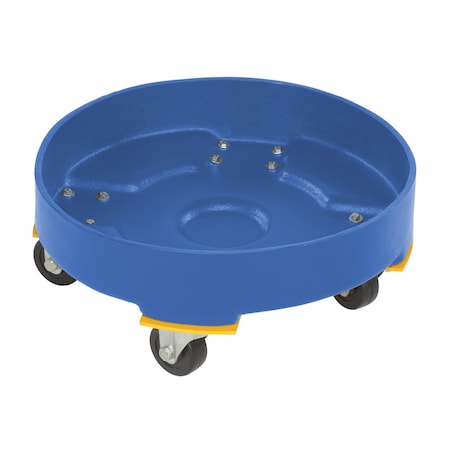 Vestil DRUM DOLLY HD POLY BLUE 30 GALLON DRUM-DP-HD-30-BU